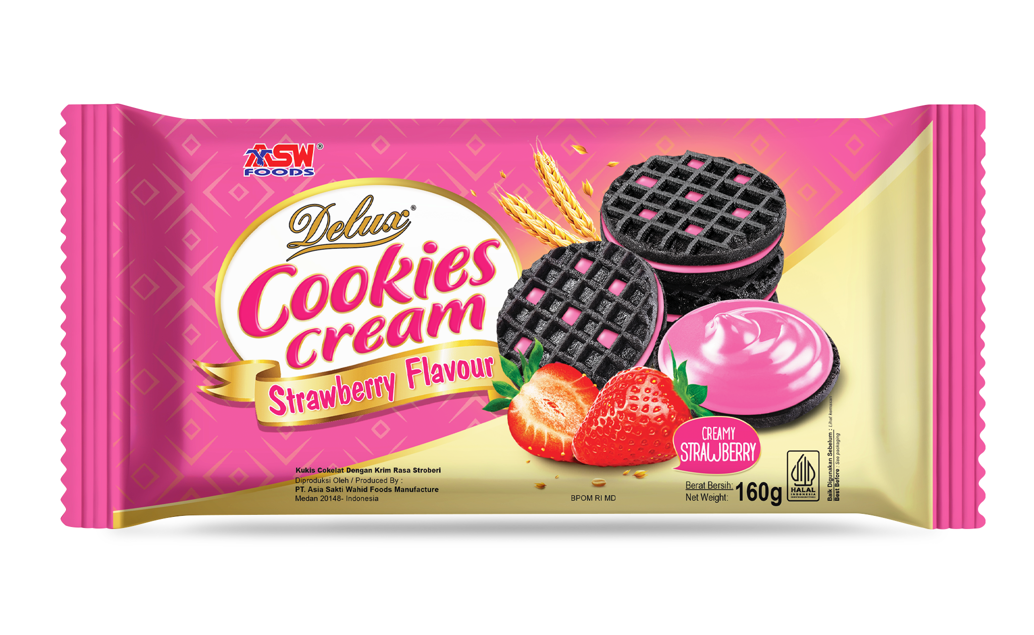 Delux Cookies Cream Strawberry